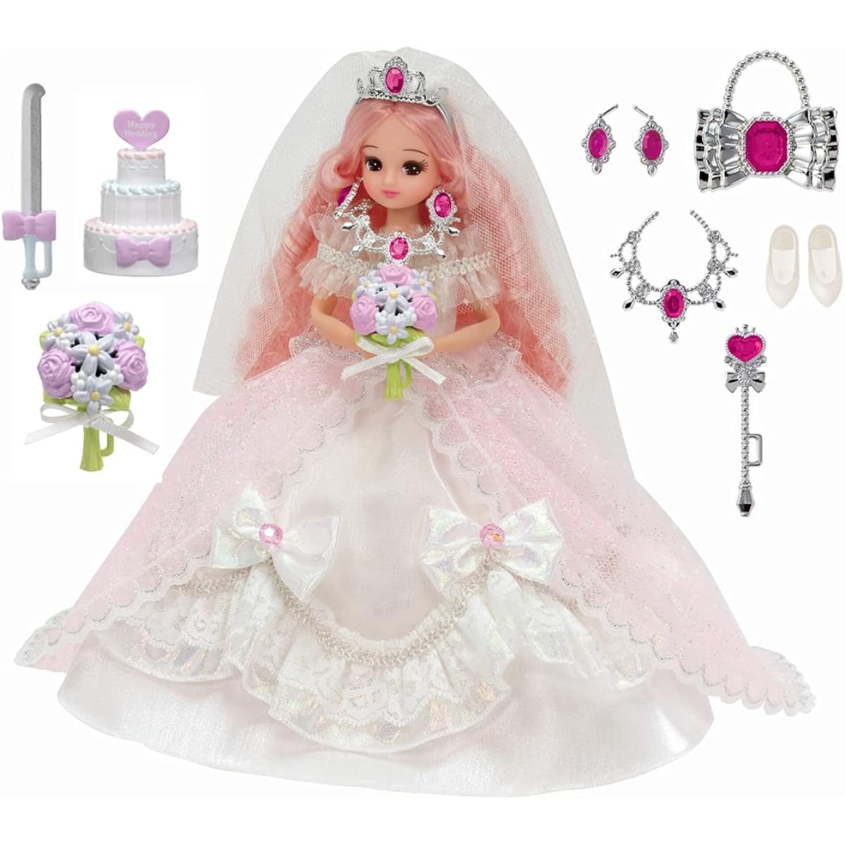 Licca-chan Doll Dreaming Princess Royal Wedding Licca-chan
