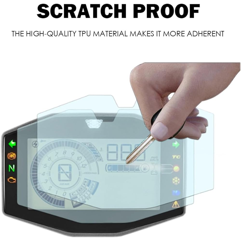 Fits Suzuki GSX-S950 Katana 2021-2023 GSXS1000 Dashboard Instrument Film GSX-S1000 Accessories Motorcycle Scratch Cluster Screen Protector Instrument (Color : 4 x pcs)