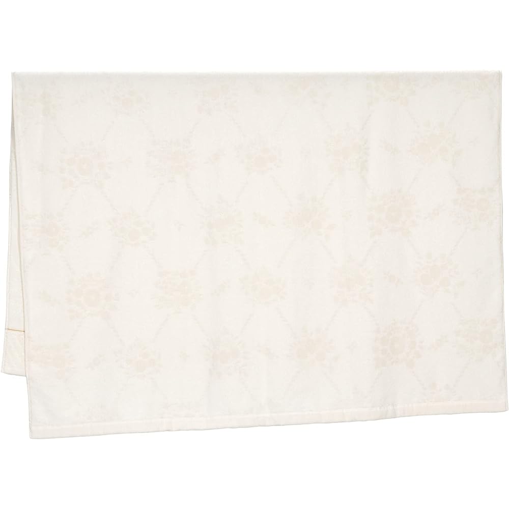 nishikawa [Nishikawa] Towel Blanket Single 100% Cotton Wedgwood Festivity Non-twisted Thread Washable Ivory FR02800002