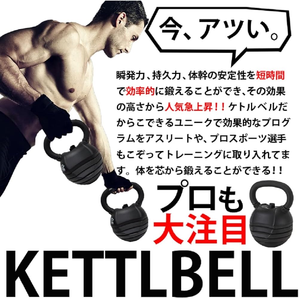 Fighting Road Variable Kettlebell 13.5kg Black