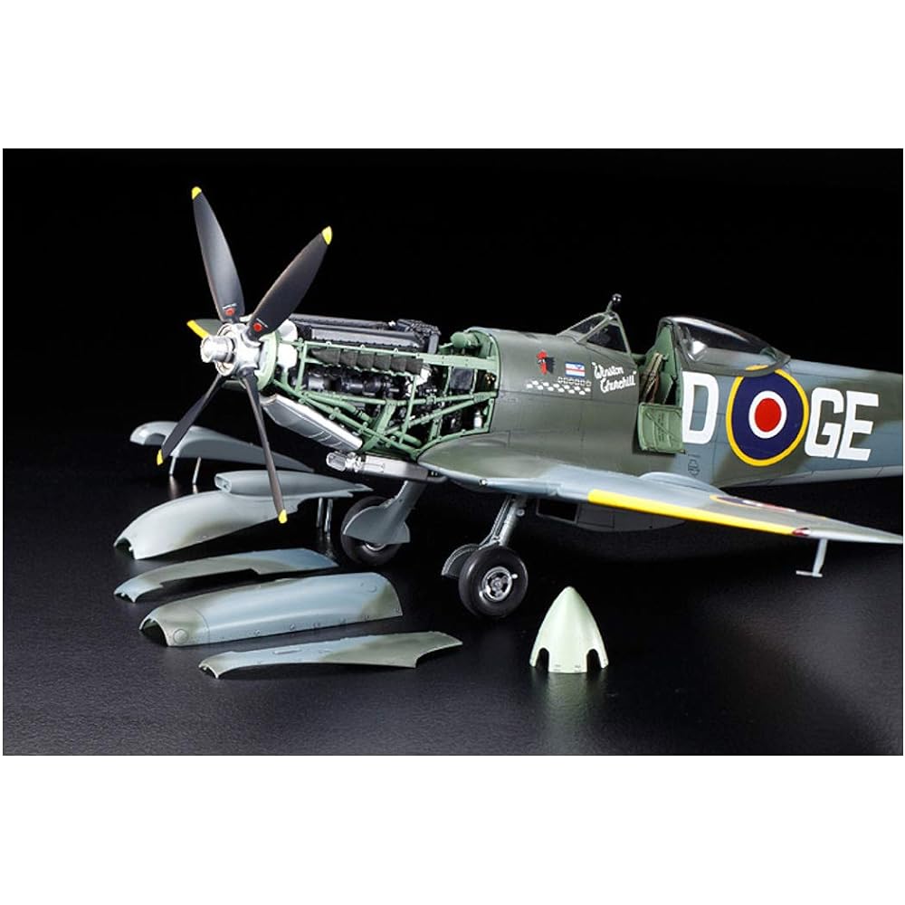 TAMIYA 1/32 Aircraft Series No.21 Royal Air Force Supermarine Spitfire Mk.XVIe Plastic Model 60321