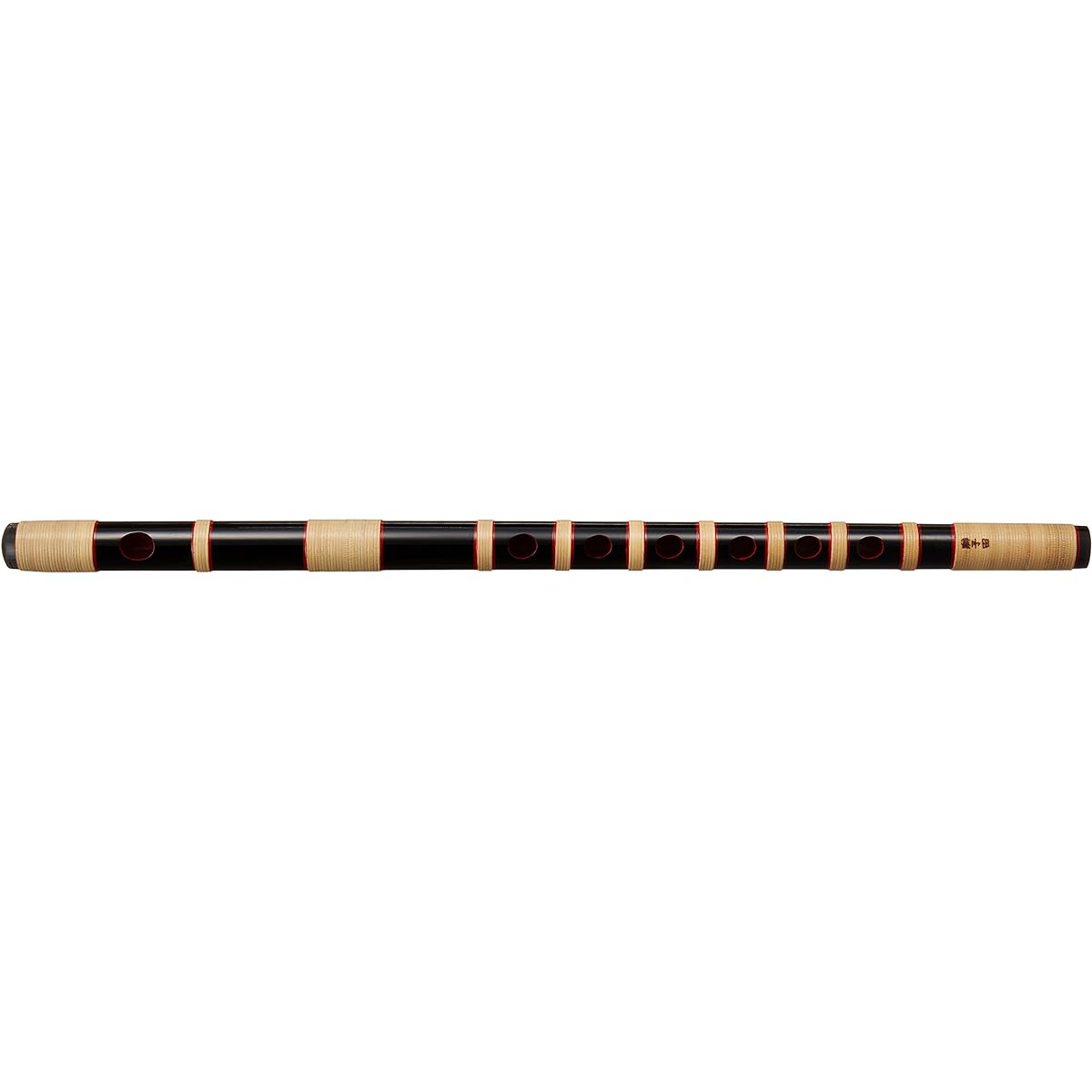 Ooka Shizan Shinobue C type Shishida rattan double winding (inside red painted) 6 holes 7 tune