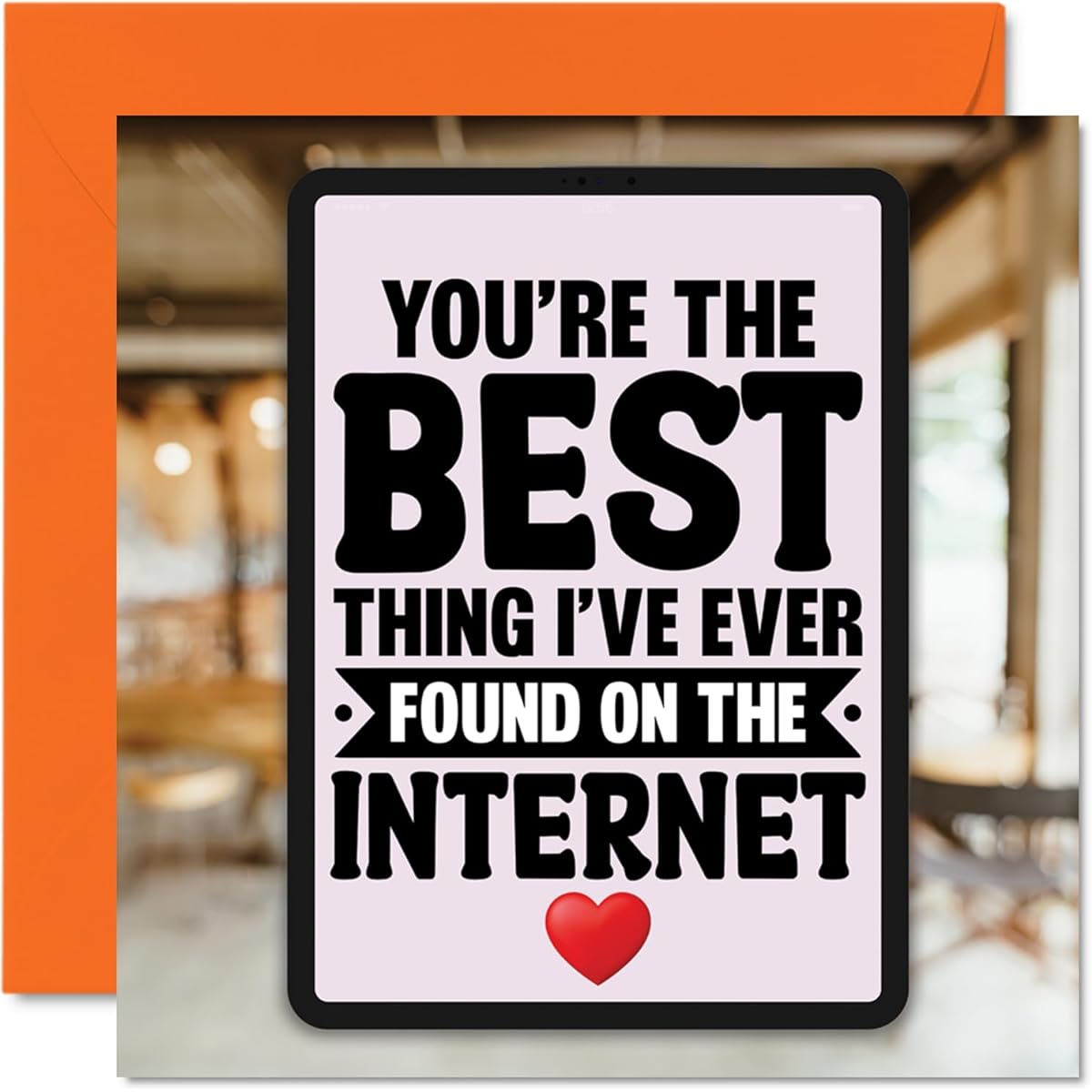 Stuff4 Cute Anniversary Cards for Husband Wife Boyfriend Girlfriend - Best Thing Found Online - Funny Wedding Anniversary Cards for Women Men Him Fiance 5.7 x 5.7 Inch Greeting Cards