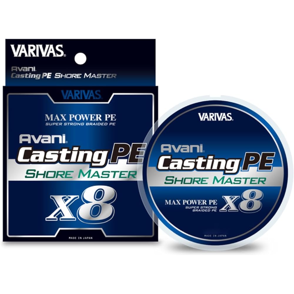 VARIVAS PE Line Avani Casting PE Max Power X8 Shoremaster 200m 8 Pieces White