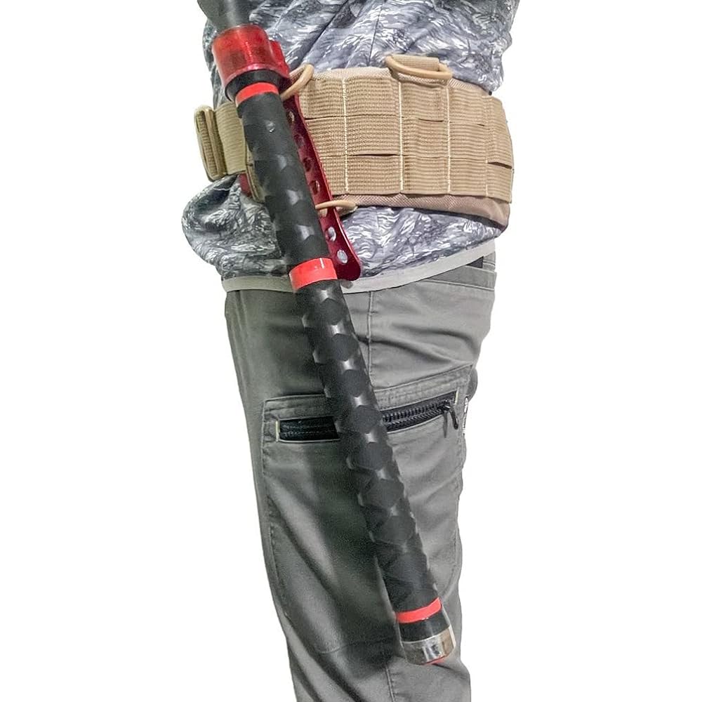 FISHMAN BT-003 System Belt Red/Khaki Width 78cm x Height 11cm