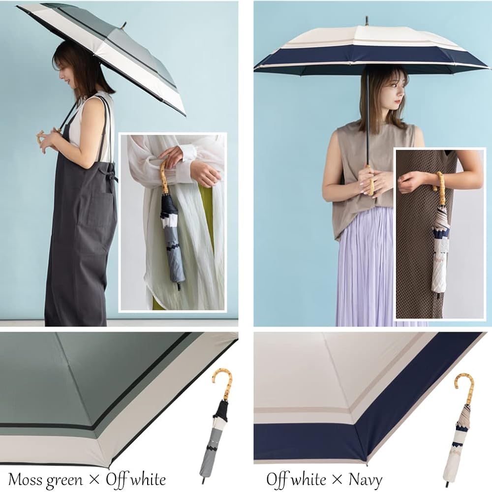[Vita Felice] Vita Felice Short Wide Umbrella for Both Sunny and Rainy Days, Combination Print, Women's vsgz-744z