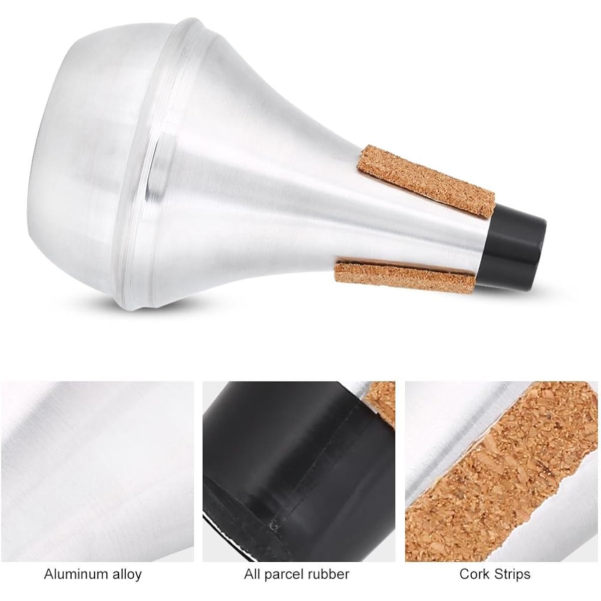 VGEBY Trumpet Mute Silencer Straight Practice Mute for Trumpet Jazz Music