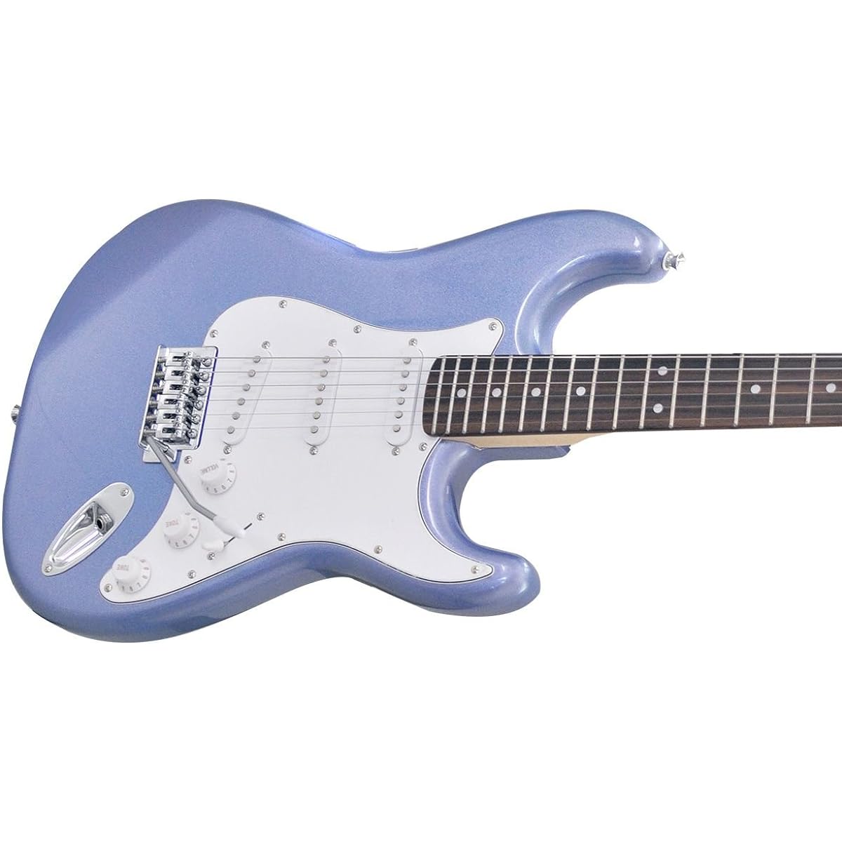 PLAYTECH Electric Guitar ST250 Rose Metallic Blue