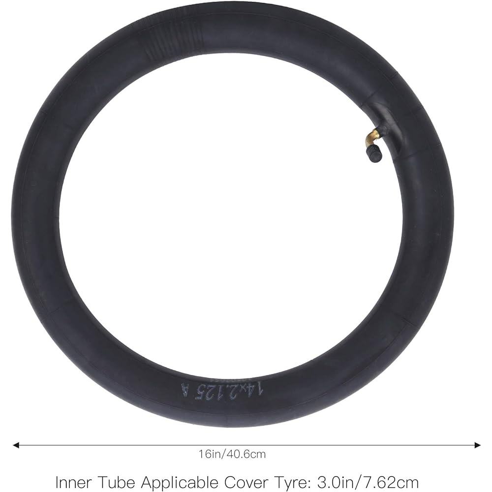 Bicycle tube 14 inch / 16 inch tube 16 x 3.00 / 14 x 2.125 / 16 x 2.125 American style valve 2 pieces (14*2.125)