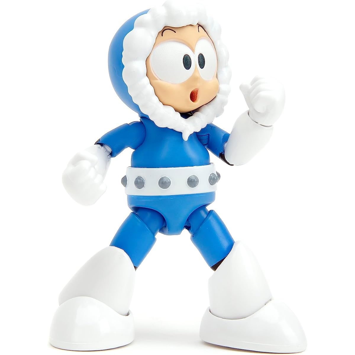 Jada Toys Rockman 6-Inch Iceman Action Figure Toys for Kids and Adults, Blue