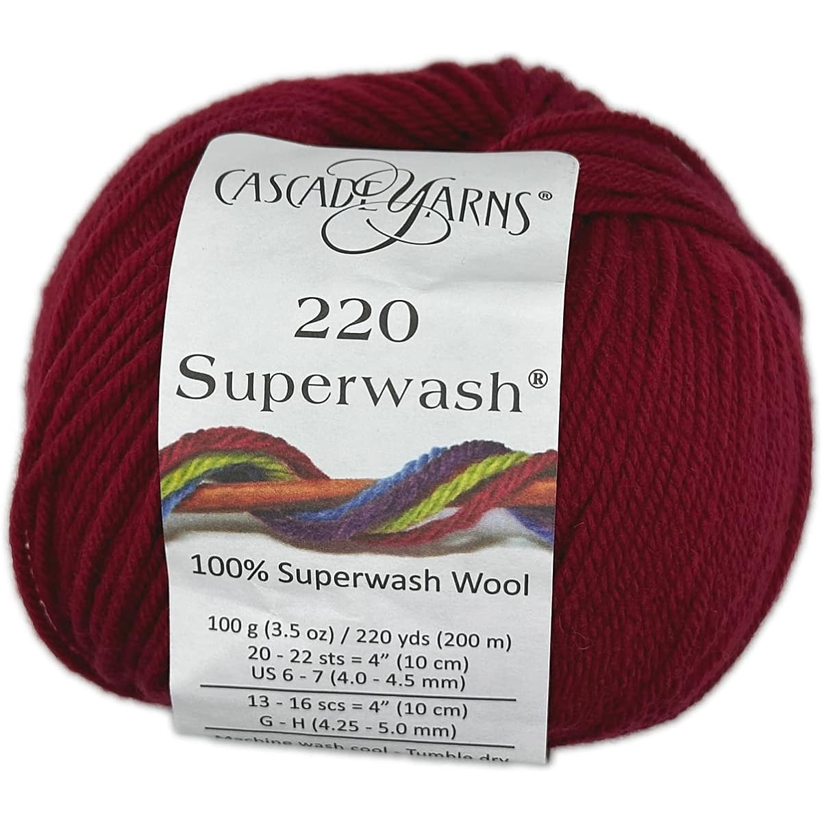 Cascade Yarns - 220 Superwash DK - #893 Ruby