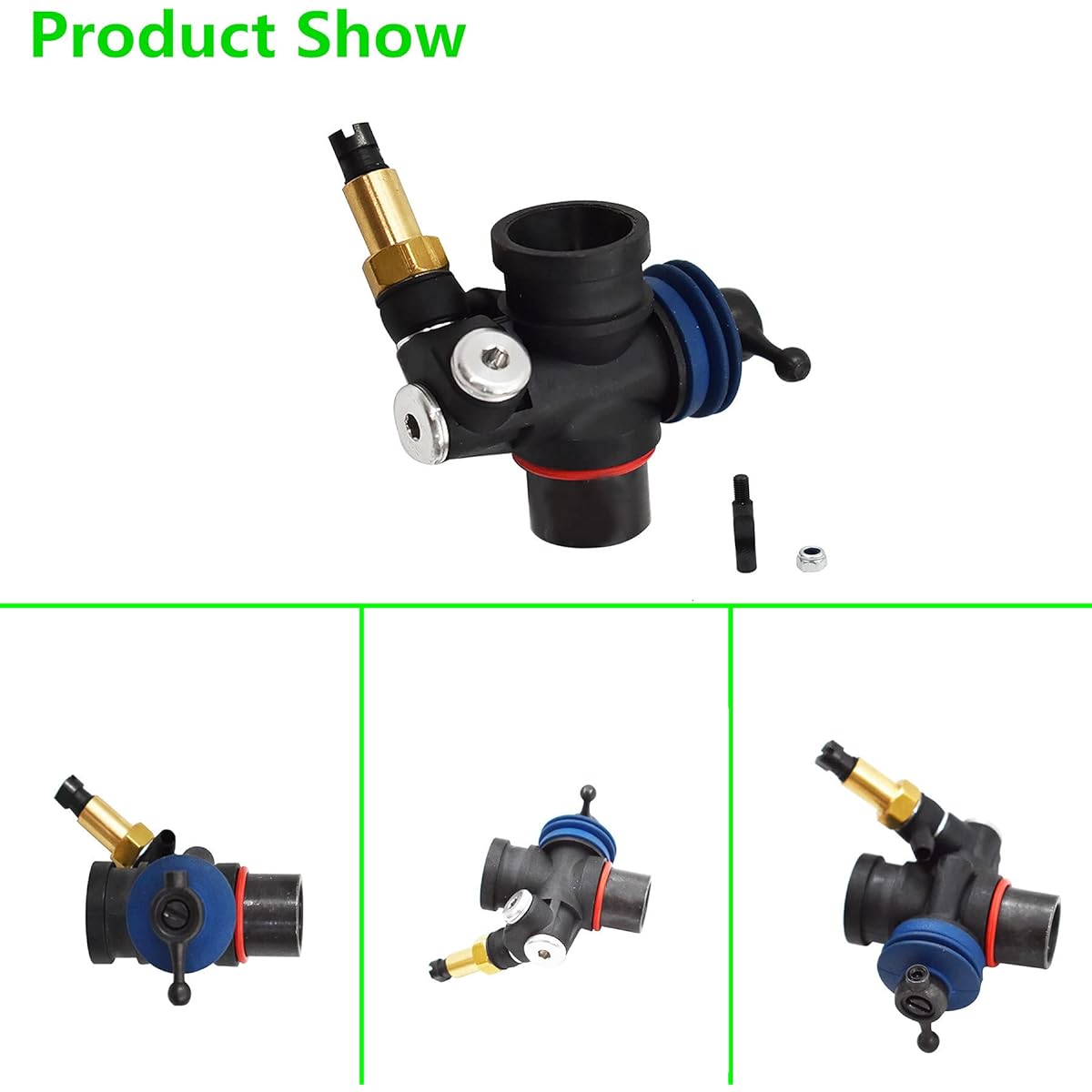 ALL-CARB Carburetor Carburetor Replacement for Traxxas 3.3/2.5r/2.5 Engine Replacement for T-maxx Revo Jato Rustler Slayer
