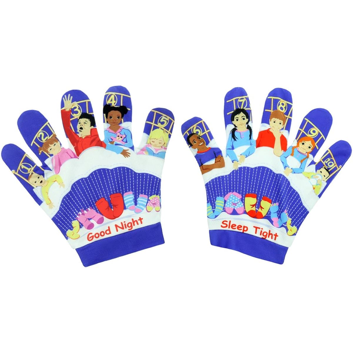 English Song with Glove: Ten In A Bed - Dix dans un Lit [Toy] [Toy]