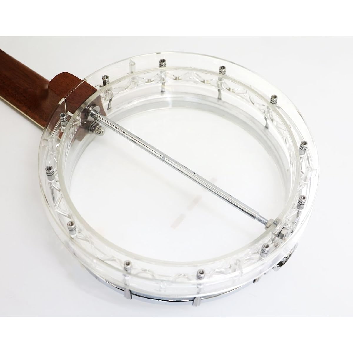 Lahaina Crystal Banjo Ukulele Clear LBU-200CL