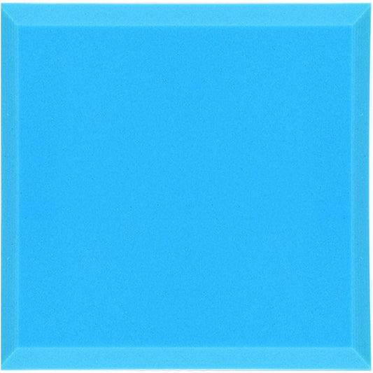 Anti-noise Self-adhesive Soundproofing Foam Panels, Thick Noise Reduction Sound Absorbing Cotton Hotel Guest Room Studio Acoustic Panels, Square, 10PCS (Purple 50*50*5CM) (Blue