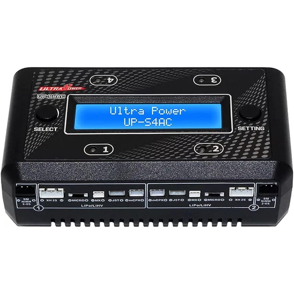 UltraPower Drone Charger Walkera LiPo Battery Charger [1-2S Lipo/LiHV, 2-6S NiMH/NiCd] [Compatible with SM XH Micro MX JST mCPX] UP-S4AC