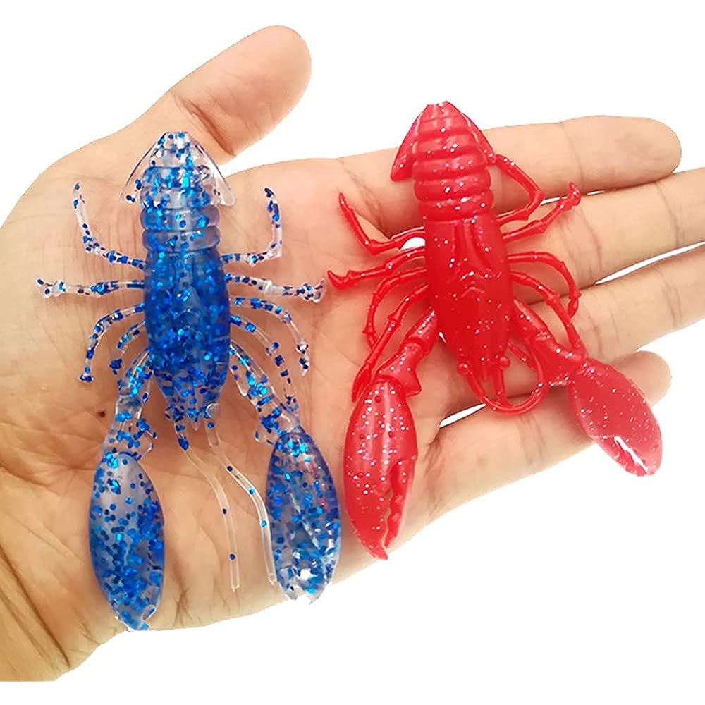 Simulated bait fishing crayfish devil claw wind worm 5 colors 4 pieces total 20 pieces set octopus red sea bream