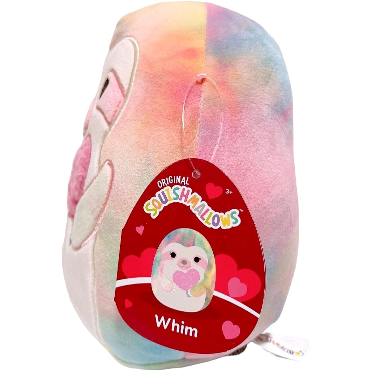 Squishmallows 2024 Valentine Squad 8" Plush (8" Whimsical Sloth Heart Cotton Candy)