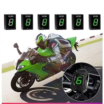 Speed Display Meter Motorcycle Gear Indicator Kawasaki Z800 ER6N Z750 Z750R Z800e Z1000 ER6F Ve-rs-ys 650 Ninja 300 400 Z650 1-6 Gear
