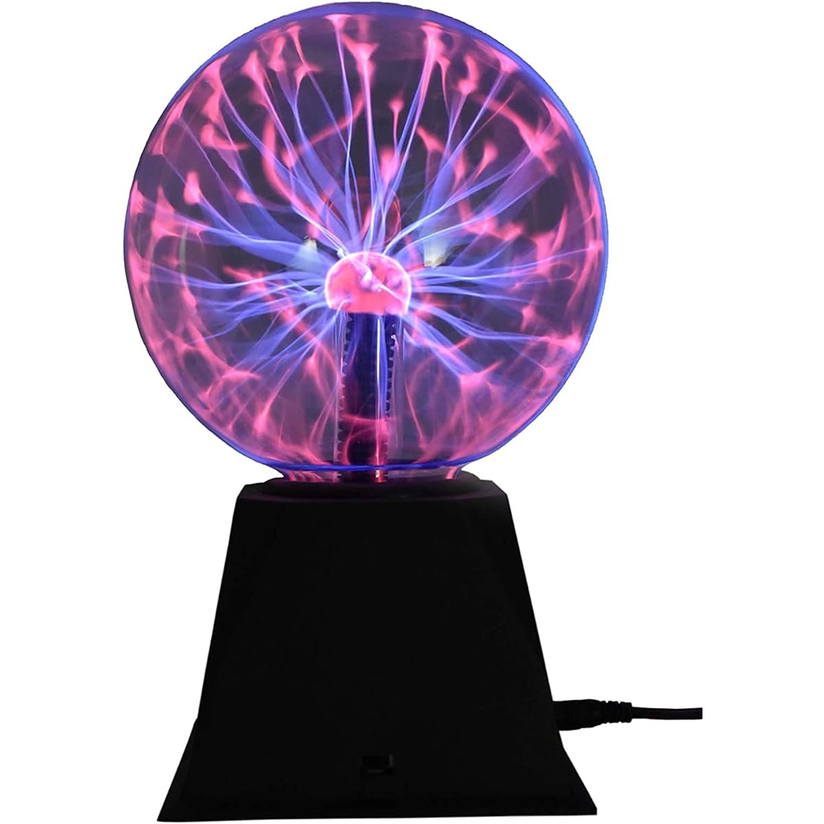 Plasma Ball Discharge Ball Glass Ball Toy Touch and Sound Perception 6 Inch Nebula Bolt Party Decoration Air Purification Science Props USB Drive Kids Bedroom Home Novelty Products Birthday Gifts