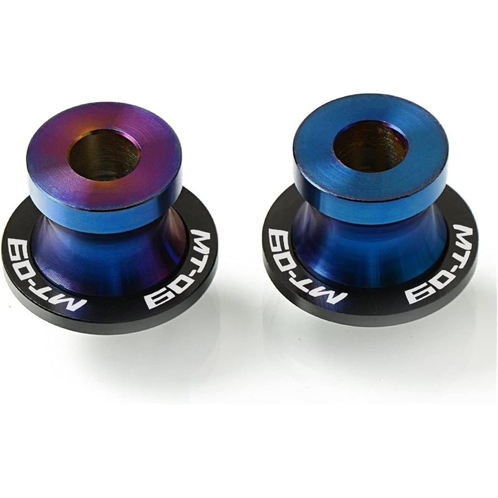 Stand Screw Slider 6mm Swing Arm Bracket Screw Color Stainless Steel Sliding Arm Slider Moto Swing Arm Spool Slider is very suitable for Yamaha MT09 MT-09 2014-2015 (Color: 1)
