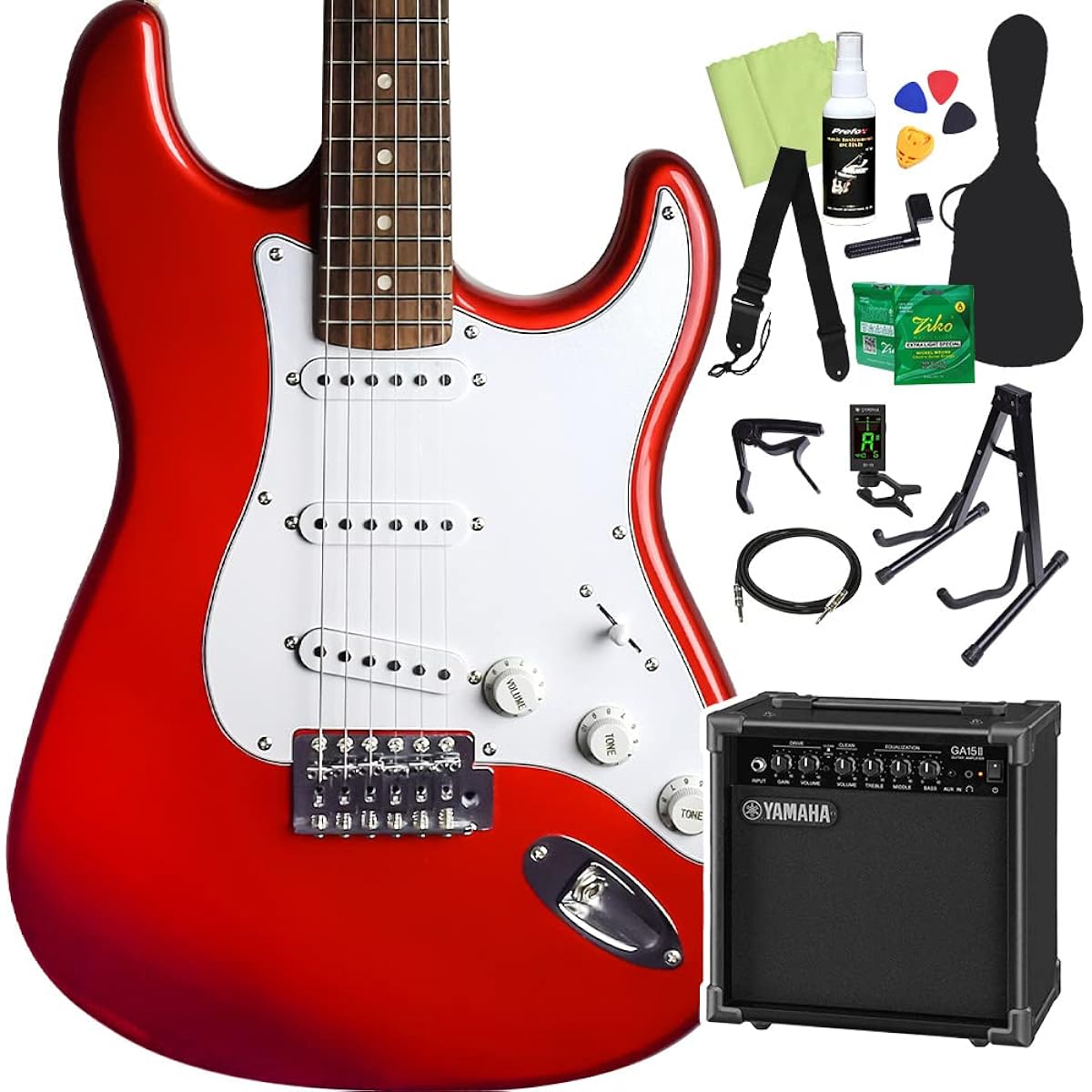 FERNANDES LE-1Z 3S/L CAR Electric Guitar Beginner 14-piece Set [Includes GA15II] Fernandes