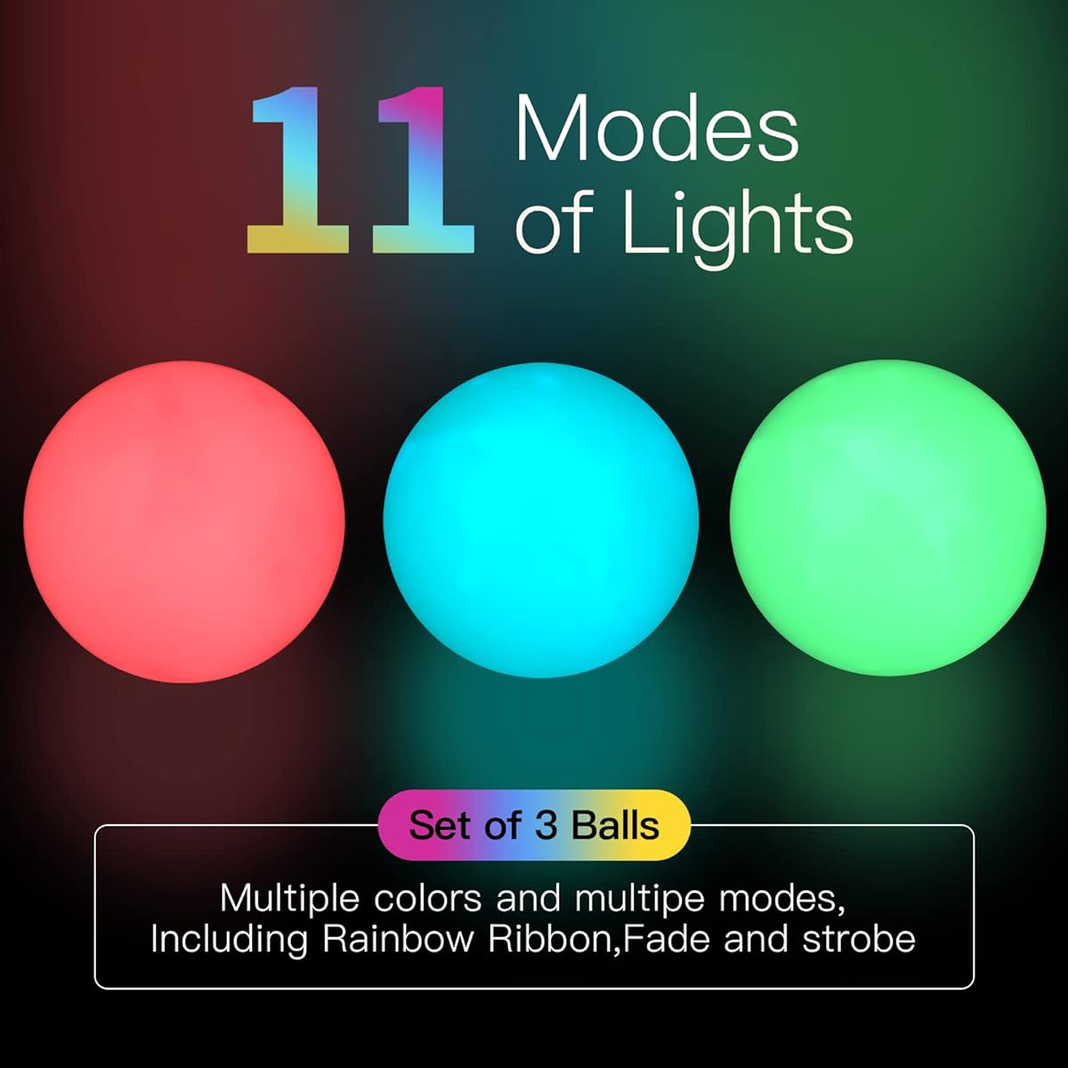 POITOI Juggling Ball Light Up Juggling Ball