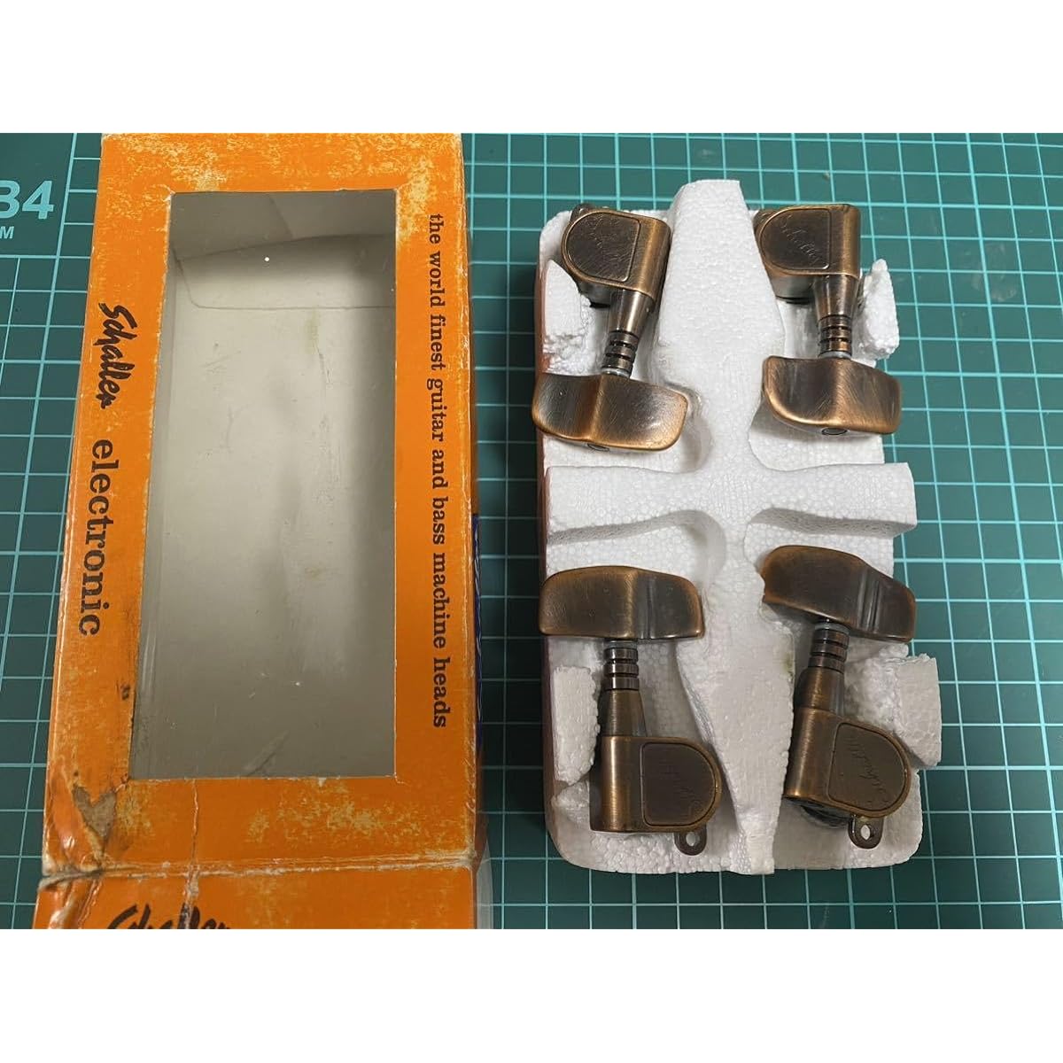 SCHALLER M4 Bass Pegs Schaller Copper OVDZ