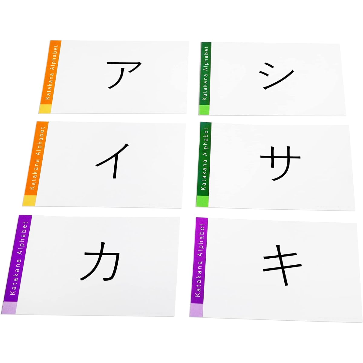 Japanese Katakana Syllabarry/Alphabet Flash Cards