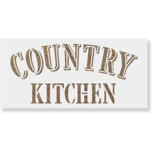 Country Kitchen Stencil Templates for Walls and Crafts Reusable Stencils for Painting Small & Large Sizes