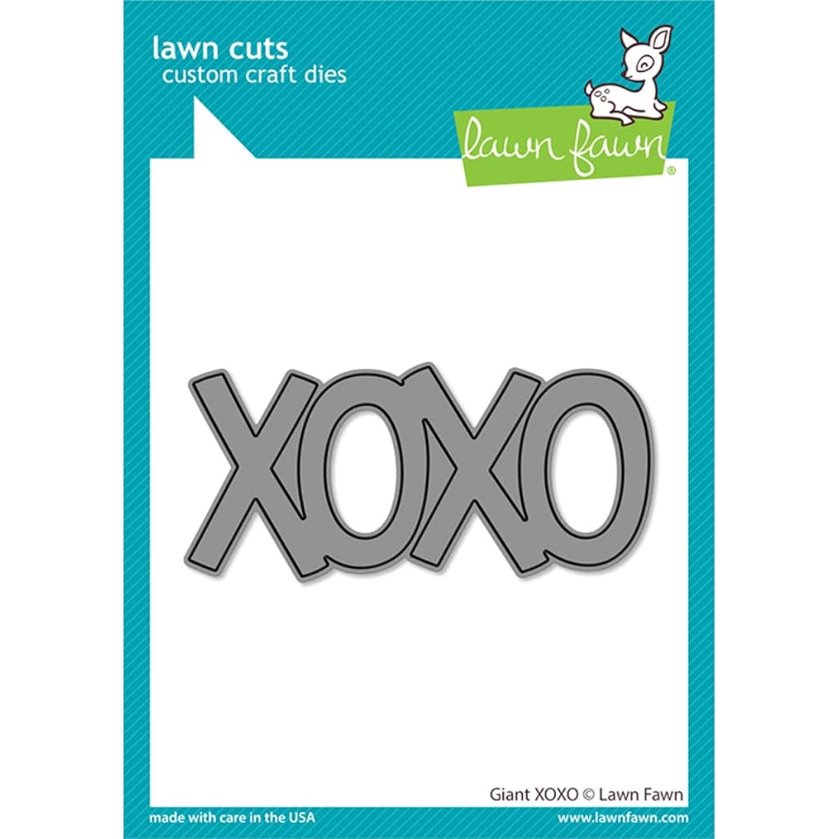 Lawn Cuts Custom Craft Die-Giant XOXO -LF2734