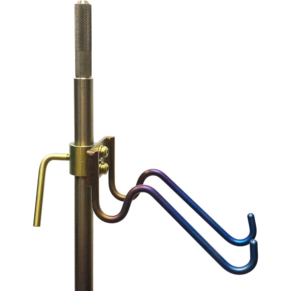 64 titanium bag bag bag bag holder exclusively for Iso Piton rainbow colored anodized