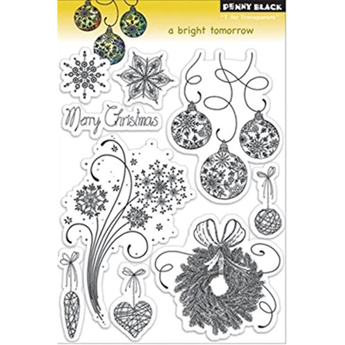Penny Black Clear Stamp 5"X7.5" Sheet A Brighter Tomorrow