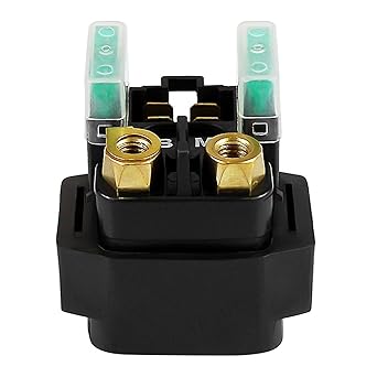 Solenoid Relay Motorcycle Starter Solenoid Relay for Yama&Ha YFZ450 Wolverine Big Bear Raptor Grizzly YFM 250 Brown 350 Code 400 Rhino 450 660