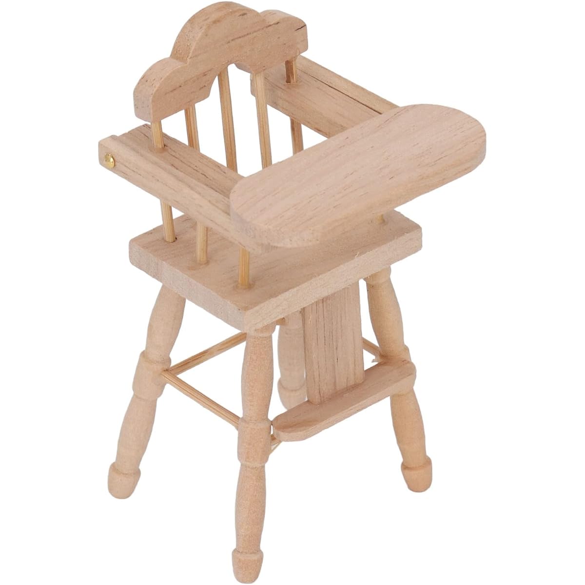 Tnfeeon Dollhouse Baby Dining Chair, Fine Workmanship, 112 Dollhouse Decoration for Collection
