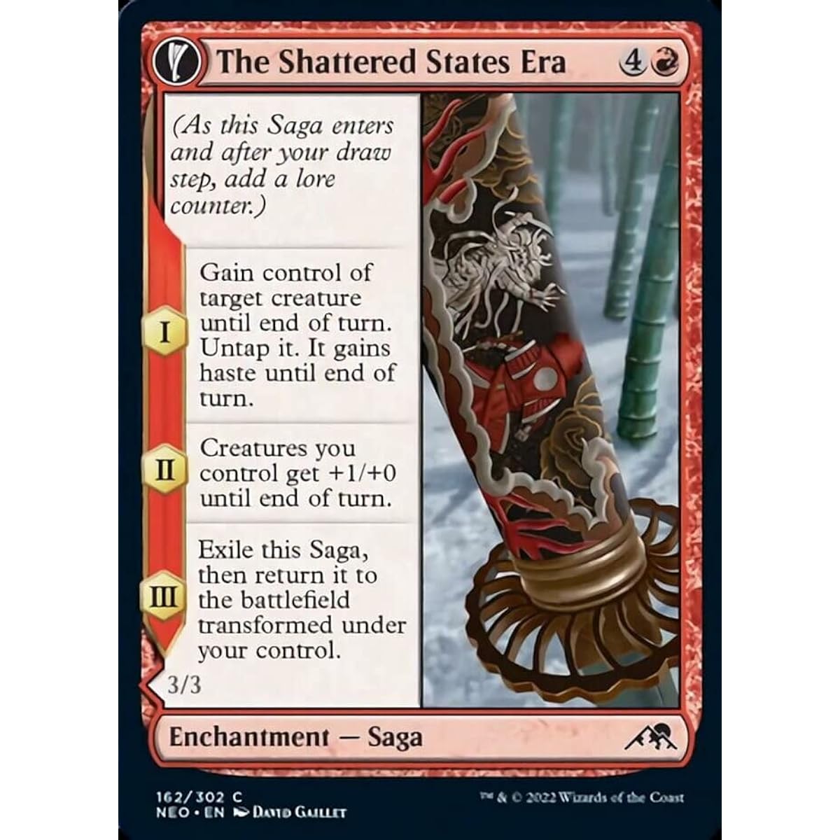 Magic: The Gathering - Shattered States Era / Nameless Conqueror (162) - Kamikawa: Neon Dynasty