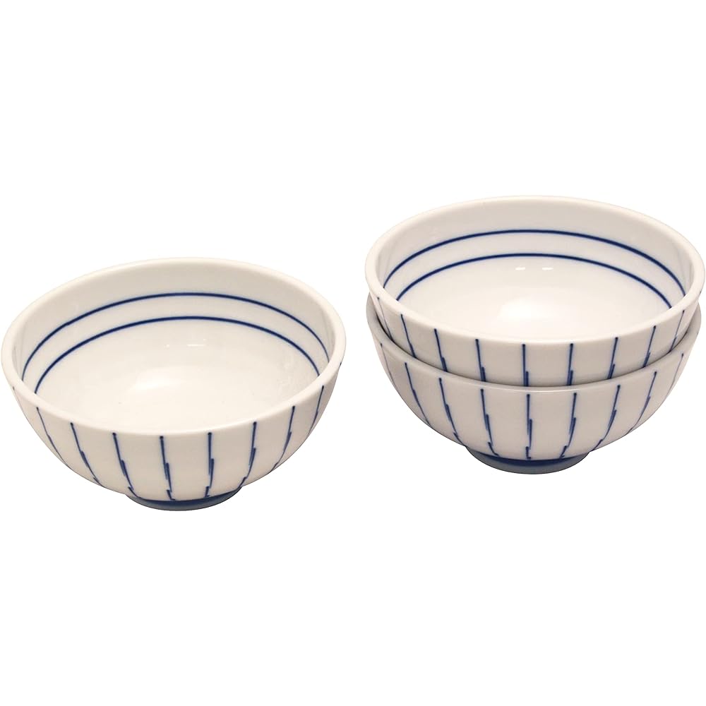 Castle Enterprise New [Commercial Set] Diet Lightweight Tea Bowl Nakahira Series Clear Stream Polka Dots Green Set of 10