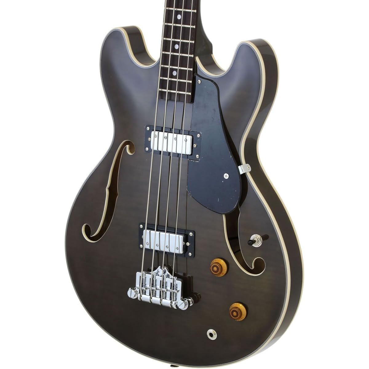 AriaProII semi-acoustic base see-through black TAB-Classic/FM
