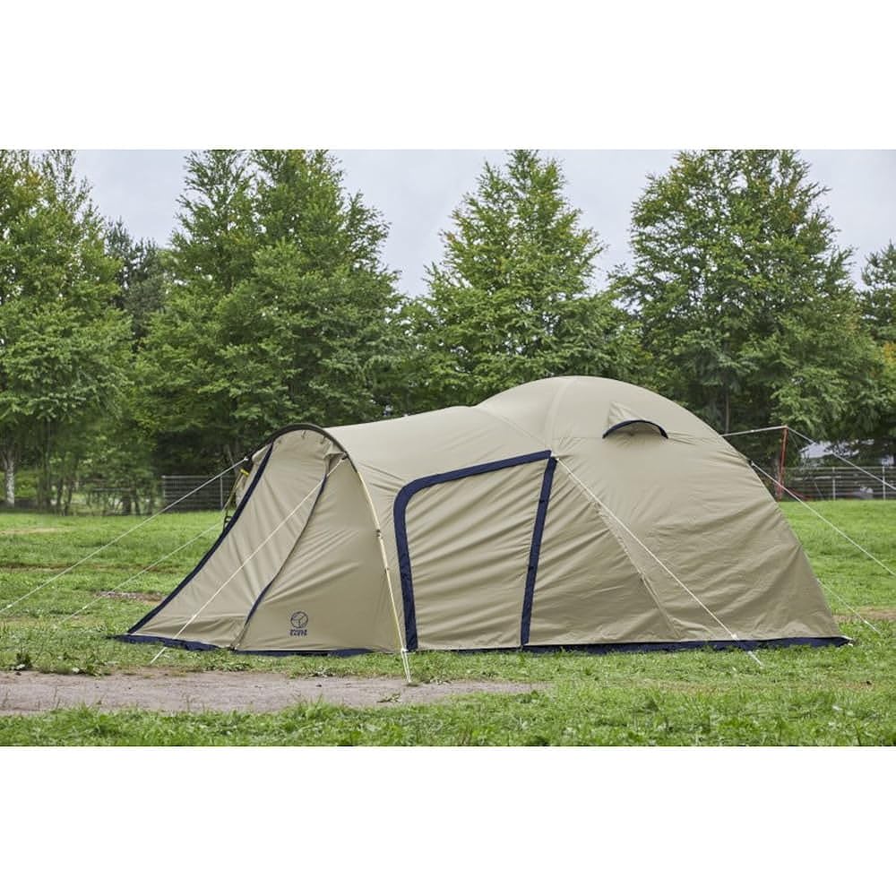 Whole Earth Family Tent Camping for 3-4 People Earth Dome 240 WE2KDA09 SBEG Easy Setup Compact (Sand Beige/FF)