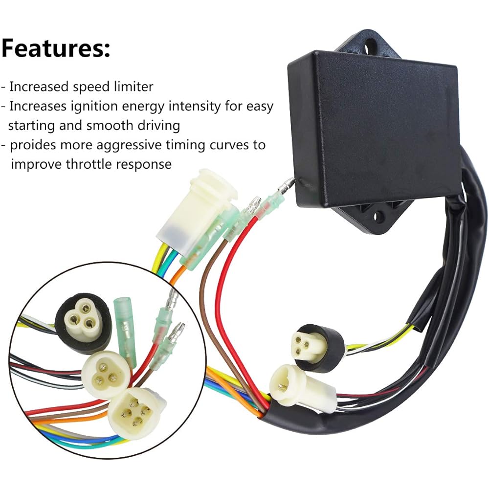 Ignition CDI Box 1987 1988 for Yamaha Big Bear YFM350FW 4x4 & Moto 4 YFM350ER 1YW-85540-20-00