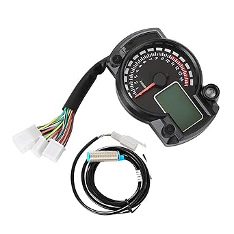 LED Indicator Odometer MAX 299KM/H LCD Digital Odometer 7 Colors Motorcycle Meter Motorcycle Speedometer