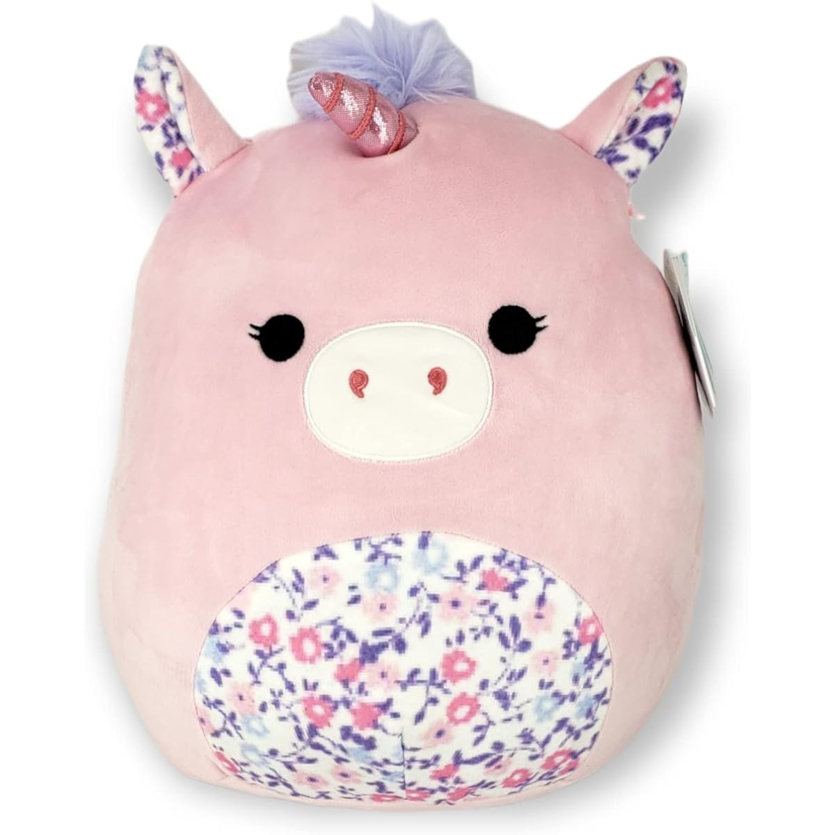 SQUISHMALLOW KellyToys - 12 inches (30cm) - Mika Pink Unicorn from Floral Squad - Super Soft Plush Animal Pillow Companion Buddy Stuffed Animal Birthday Gift