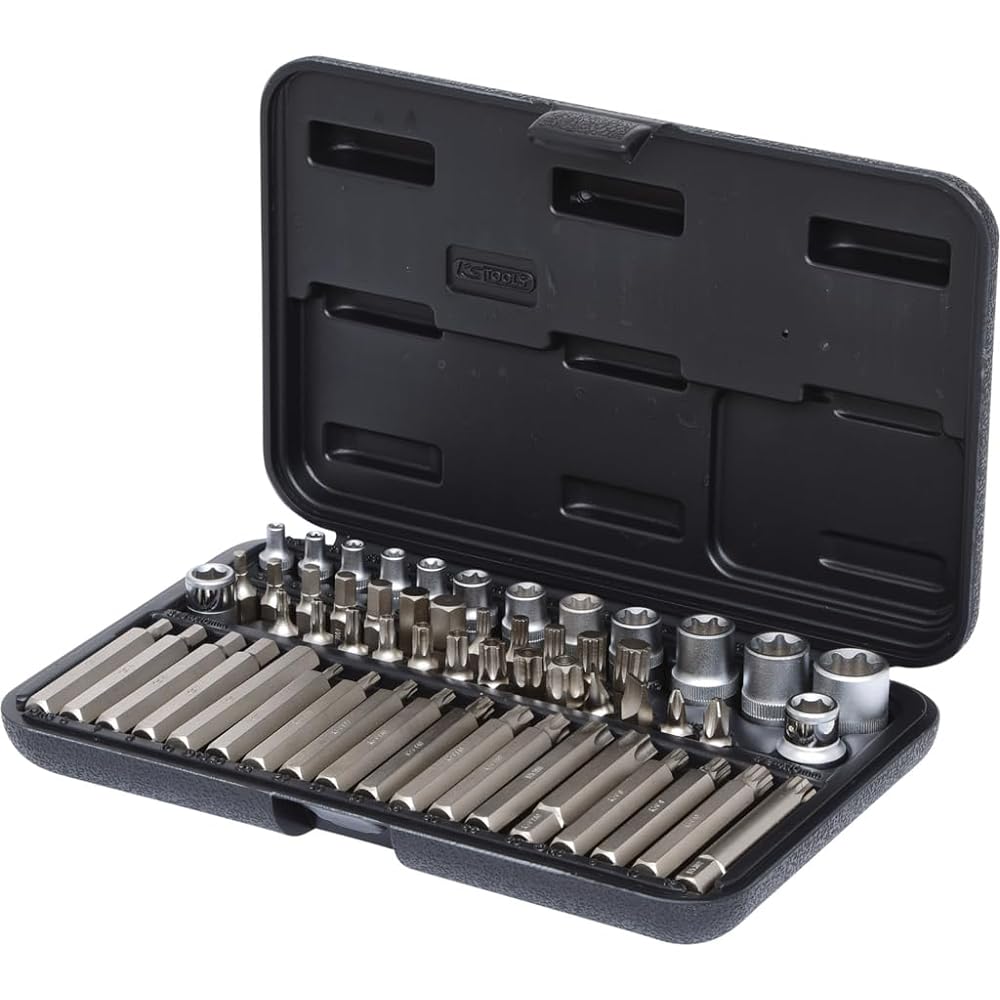 KS TOOLS 1/4"-1/2" TX Socket and bit set 57 pcs 911.4305