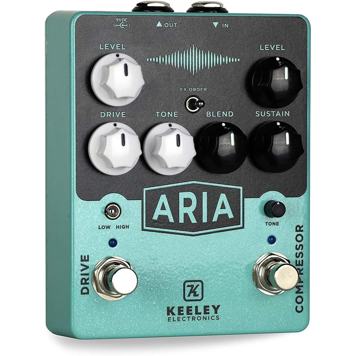 Keeley Aria Compressor Drive Compressor + Overdrive Guitar Effector (Parallel Import)