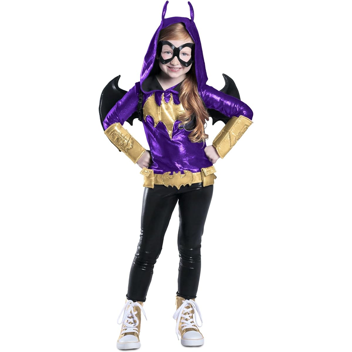 Princess Paradise DC Super Hero Girls Premium Batgirl Costume, Purple/Black/Gold, Small