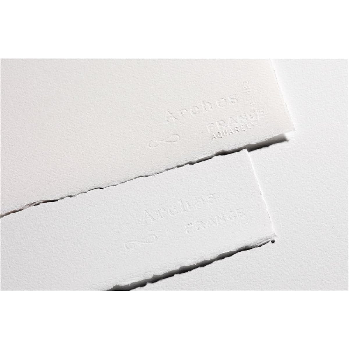 Arches Watercolor Paper Blocks Hot Pressed 9" x 12", 140lb, 2 Pack