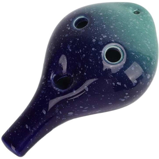6 Holes Alto C Key Ocarina Musical Instrument Pottery Clay Ocarina Student Playing Ocarina Instrument