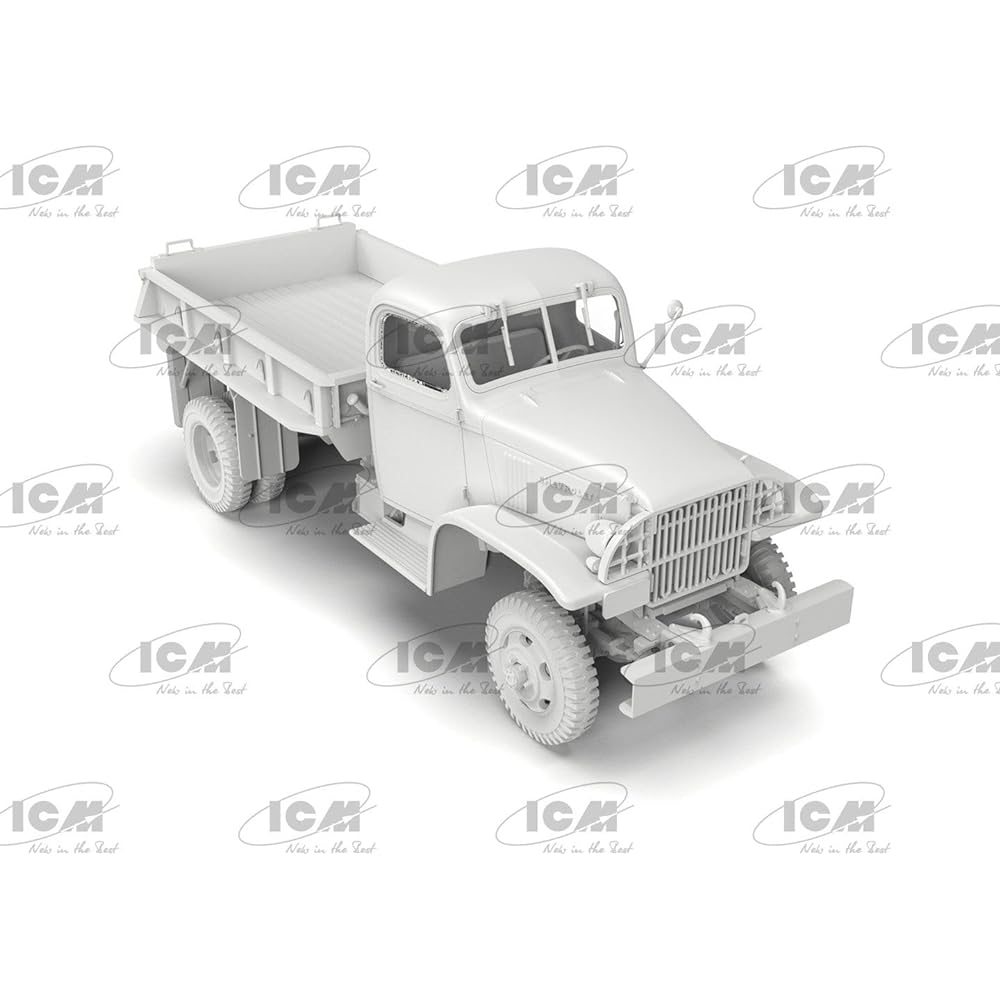 ICM 1/35 US Army G7107 Cargo Truck Plastic Model 35598