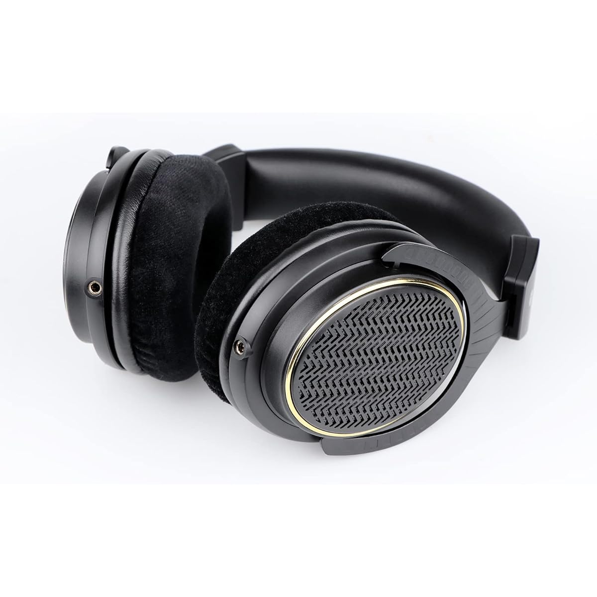 Linsoul Thieaudio Ghost Custom 40mm Dynamic Driver Over Ear Headphones Open Back Reference Tuning with Detachable Cable for Audiophile Studio Musicians Black