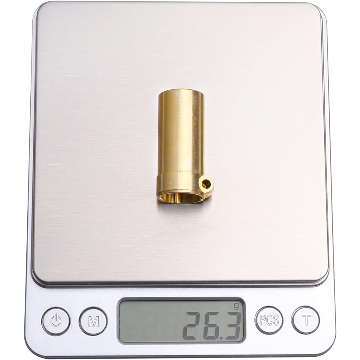 Heavy Duty Brass Rear Straight Axle Rear Lockout Adapter for 1:10 Axial SCX10 II 90046 RC Crawler Car Upgrade